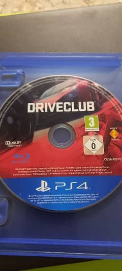 drive club PS4 game