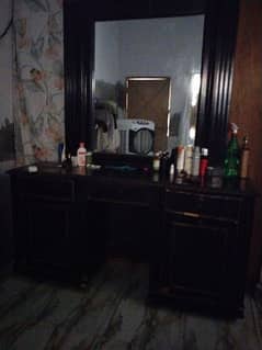 Show case and dressing table