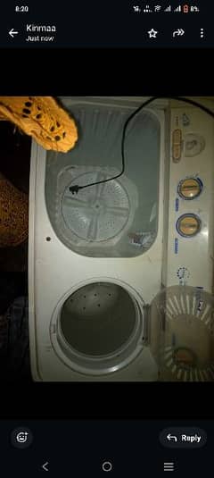 Haier washing & dryer machine