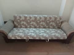 Master Sofa bed used like new heavy duty solid wood