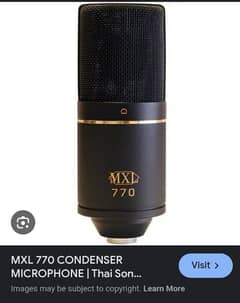 mxl 770 personal recording microphone
