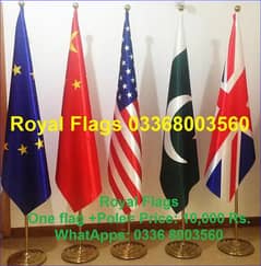 Pakistan Flag & Golden Pole , Country Flags , Table flag , Oudoor flag
