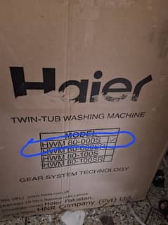 Haider Washing machine