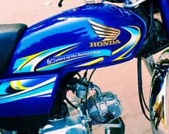 Honda CD70 2024 Blue Beauty 10/10 Condition Almost New