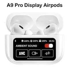 AIRPODS A9 PRO DISPLAY AIRPODS LATEST 5TH GENERATION WITH SCREEN