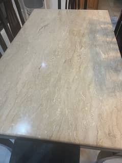 just like new Marble top Dining table