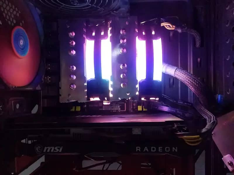 X99 Motherboard + XEON E5-1650-V4 + 6 Heat pipe RGB Cooler 1