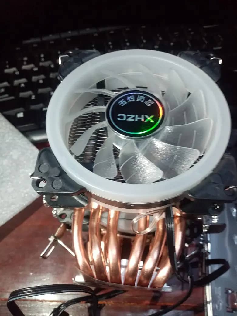 X99 Motherboard + XEON E5-1650-V4 + 6 Heat pipe RGB Cooler 2