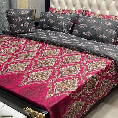 7Pcs Cotton Salonica Printed Comforter