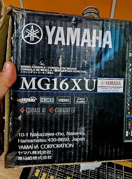 Yamaha MG16xu USB studio recording Pree Award Winning 2