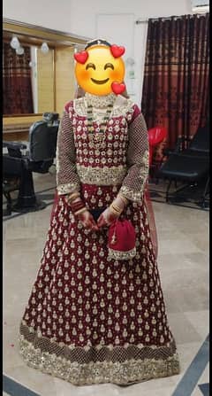 Bridal lehenga only one time wear for 2,3 hours
