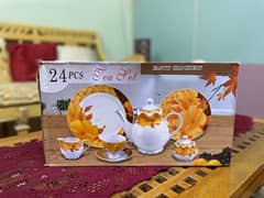 Brand New 24pcs Box-Pack Tea Set - Perfect for Eid or Wedding Gifts