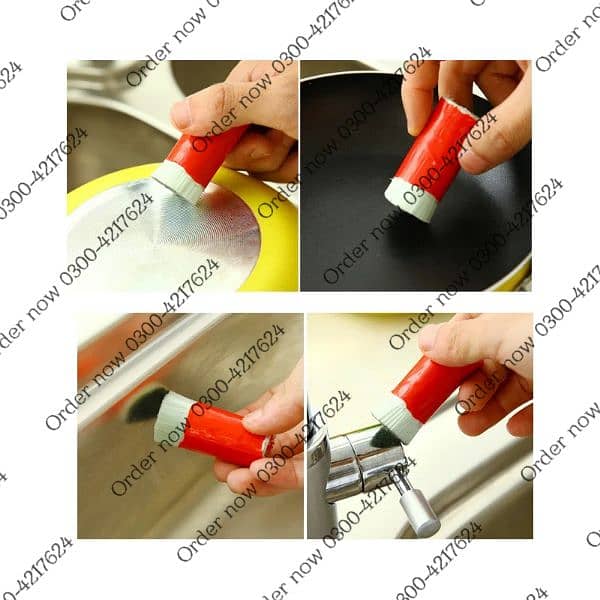 1PC home Stainless Steel Rod Magic Stick Rust Remover Cleanin 2