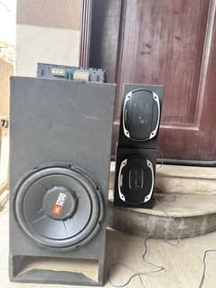 A+ Quality JBL 1200Watt Woofer kit with Cerwin Vega Original Amp 0