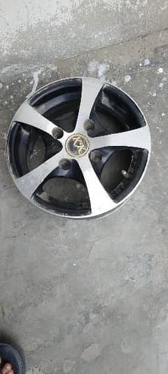 R13 Alloy Rim for cultus sale or exchange with 100pcd rim