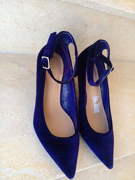 Mark&Spencer's Velvet Heel/Coatshoes 11