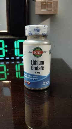Lithium Orotate Supplement 5mg (made in USA)