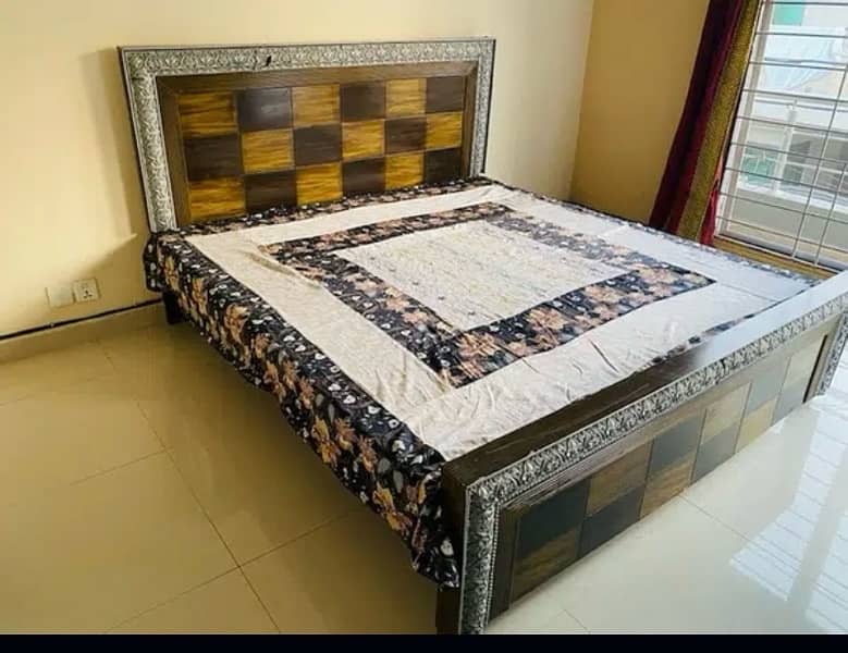 Double Bed with Mattress 2