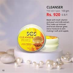 Cleanser , make up remover