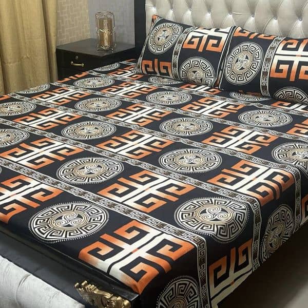 3D-Crystal cotton Bedsheets*03017186072 whatsup call us for order 0