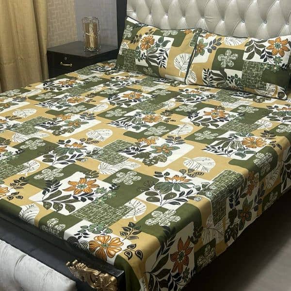 3D-Crystal cotton Bedsheets*03017186072 whatsup call us for order 2