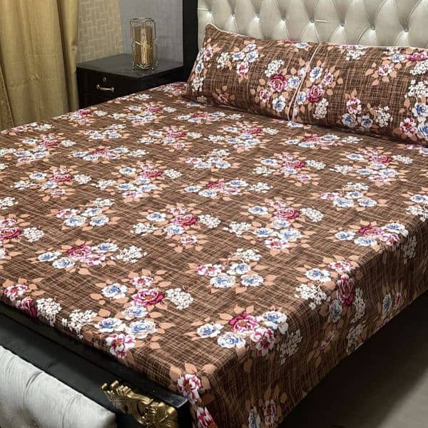3D-Crystal cotton Bedsheets*03017186072 whatsup call us for order 6