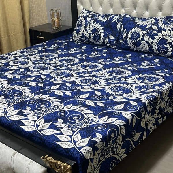 3D-Crystal cotton Bedsheets*03017186072 whatsup call us for order 13