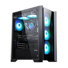 SAMA double sided glass gaming pc case