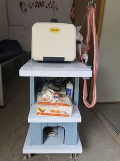 ultrasound machine with trolley and stabiliser in excellent condition
