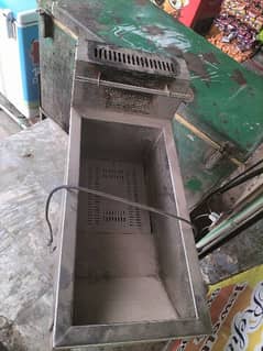 Shawarma Counter and fryer with hot plate