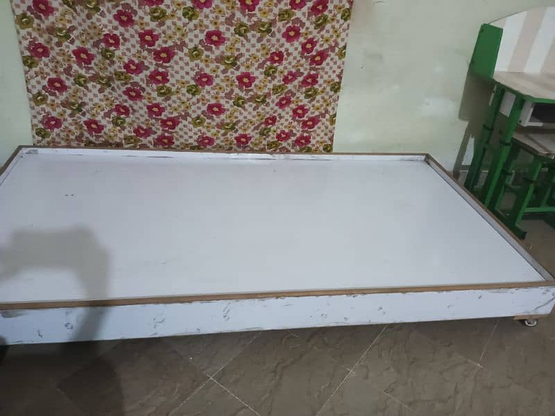Single wooden bed for sale 2