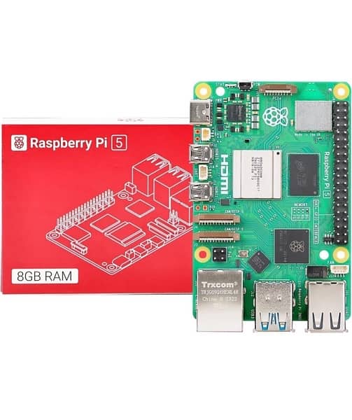 raspberry pi 5 8GB newest ver fully built with case dual fan mem card 6
