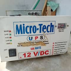 Micro-Tech UPS 750w 12v single Bettry condition 10/8