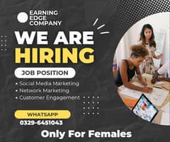 Females Staff Required