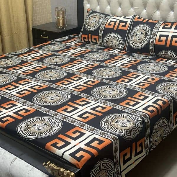 3D-Crystal cotton Bedsheets* call us for order 03017186072 1