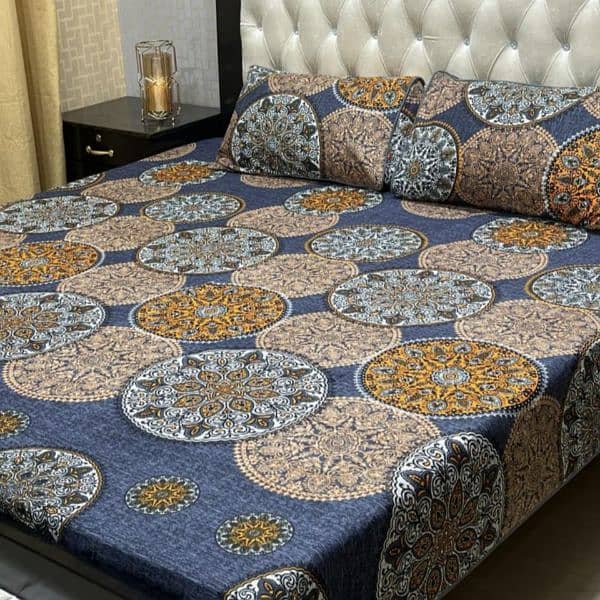 3D-Crystal cotton Bedsheets* call us for order 03017186072 4