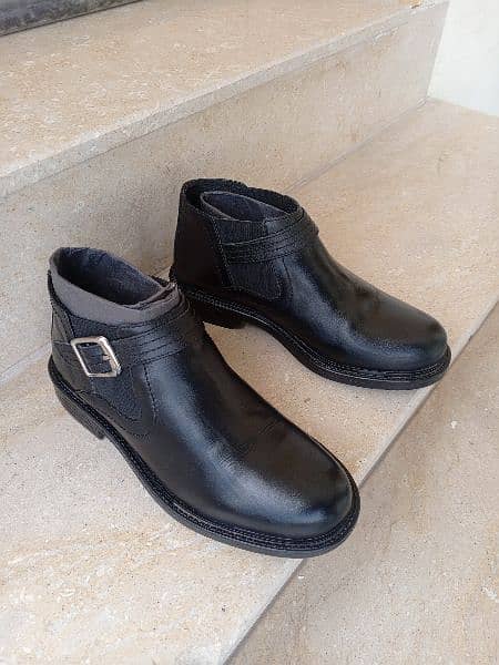 Half Long Leather Boots|CALZA * Winter Shoes* 1