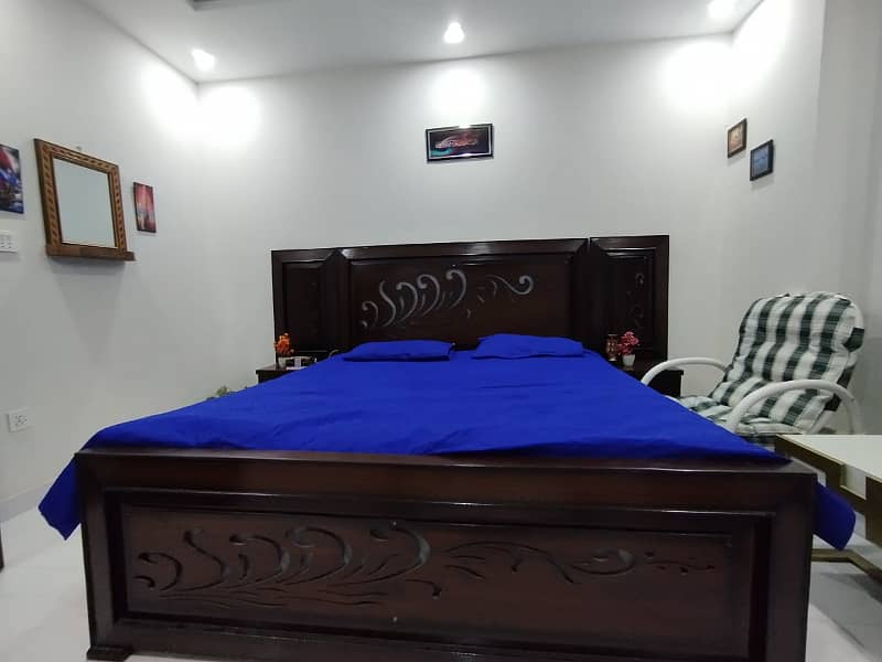 Fully furnished flat for rent 1 bed in bharia town phase 8 4