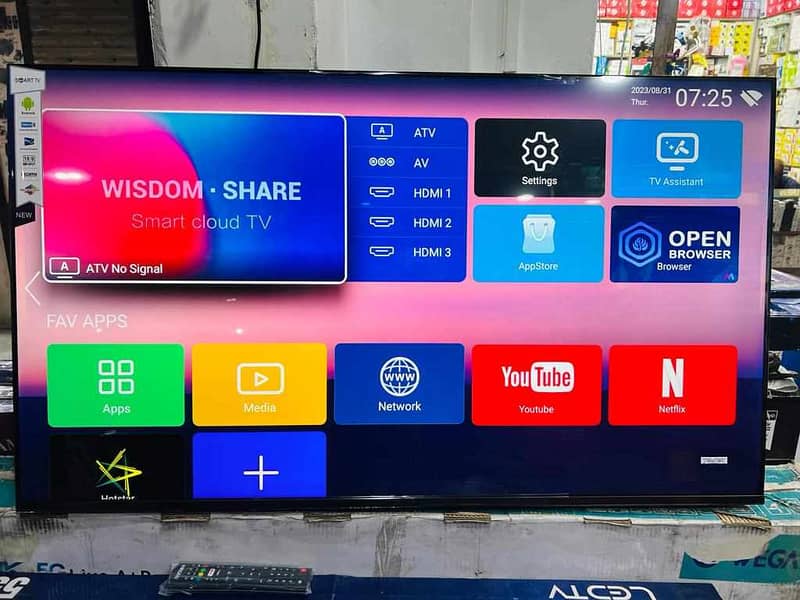 65 inchh LED TV New Box Pack with warranty 4k UHD Smart 1