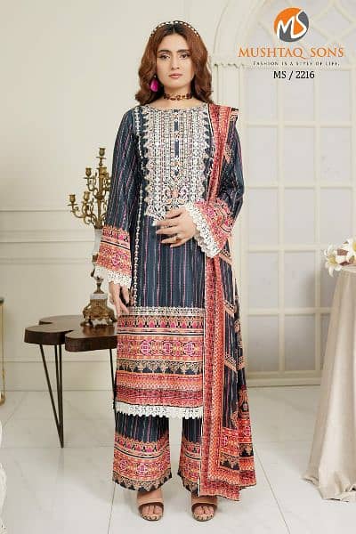Stunning Stitched Suits with Amazing Colours 2