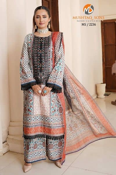 Stunning Stitched Suits with Amazing Colours 9