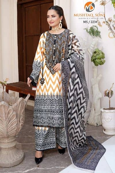 Stunning Stitched Suits with Amazing Colours 11