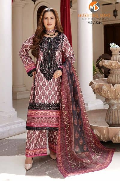 Stunning Stitched Suits with Amazing Colours 12
