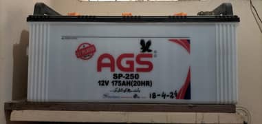 Used 175 AH AGS Battery For Sale