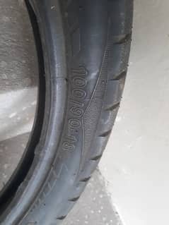 panther tyre 100/90/18 green town lhr urgent sale