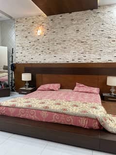 Modern low height bed