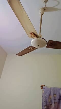 used three sets of ceiling fans
