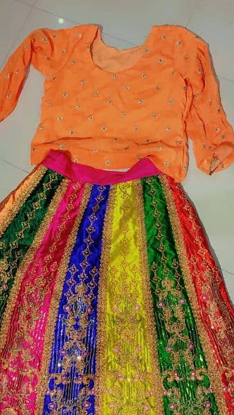 Mehandi lehenga medium size 3