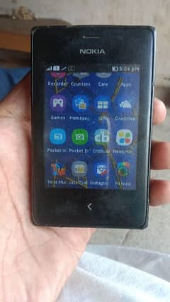 Nokia ahsa 502 WiFi  2 sim all ok. janwan. batry