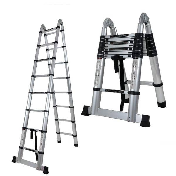 double telescopic ladder 0